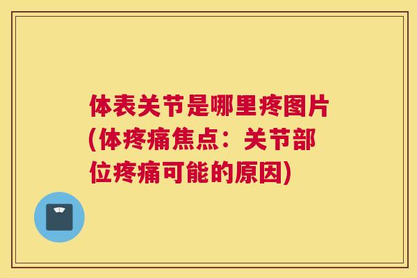 体表关节是哪里疼图片(体疼痛焦点：关节部位疼痛可能的原因)