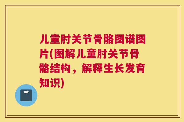 儿童肘关节骨骼图谱图片(图解儿童肘关节骨骼结构，解释生长发育知识)