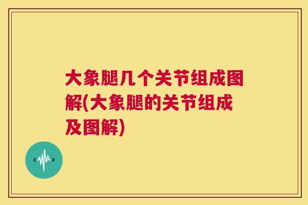 大象腿几个关节组成图解(大象腿的关节组成及图解)