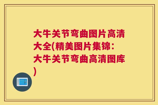 大牛关节弯曲图片高清大全(精美图片集锦:大牛关节弯曲高清图库)