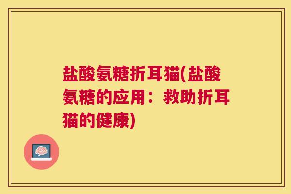 盐酸氨糖折耳猫(盐酸氨糖的应用:救助折耳猫的健康)