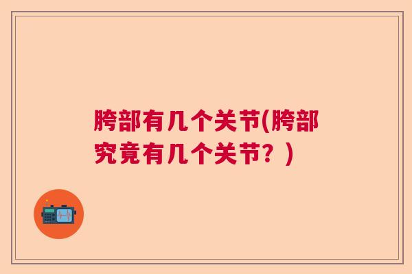 胯部有几个关节(胯部究竟有几个关节?) 胯部有几个关节(胯部究竟有几个关节?)