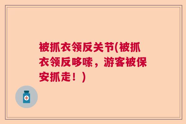 被抓衣领反关节(被抓衣领反哆嗦，游客被保安抓走！)