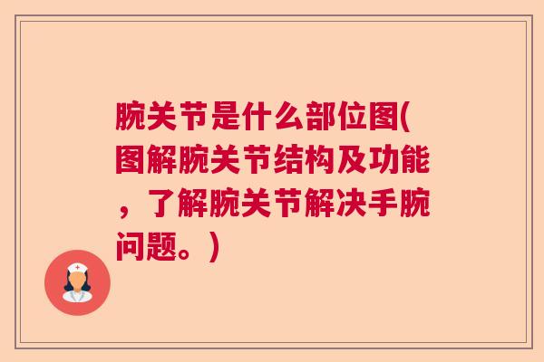 腕关节是什么部位图(图解腕关节结构及功能，了解腕关节解决手腕问题。)